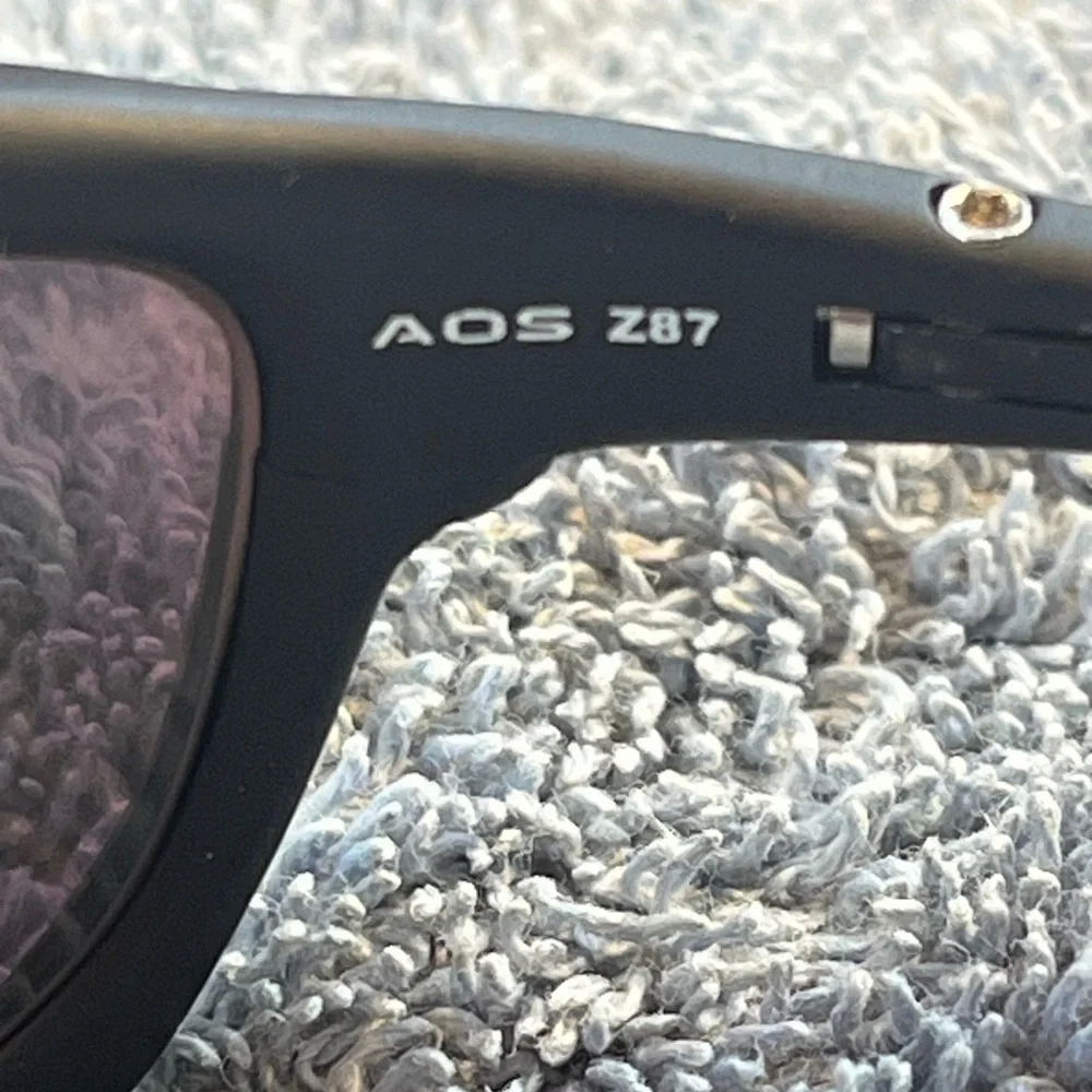 AOS Z87 Forge Black Sunglasses with Yellow Lenses